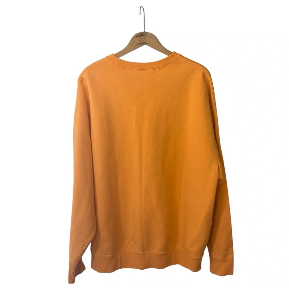 Nike | Men's Vibrant Tangerine Orange Phoenix Fleece Crewneck Sweatshirt size XL - Picture 3 of 12